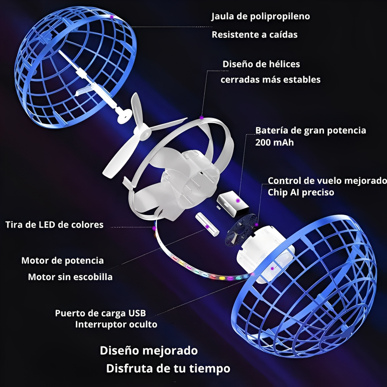 Ovni Volador Boomerang Mágico
